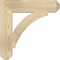 Ekena Millwork Thorton Craftsman Rough Sawn Bracket, Douglas Fir, 4"W x 20"D x 20"H BKT04X20X20THR04RDF - alternate 2